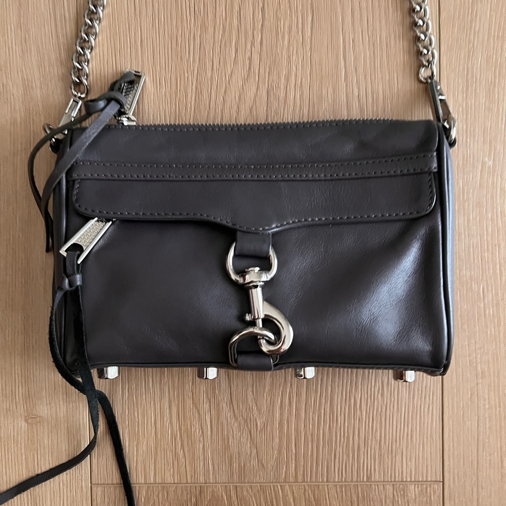 Rebecca Minkoff Gray Leather Crossbody Bag